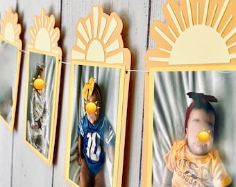 Sunshine Photo Banner: First Trip Around the Sun, Monthly Milestone