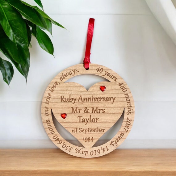 Regalo del 40. aniversario de bodas Regalo del 40. aniversario de bodas