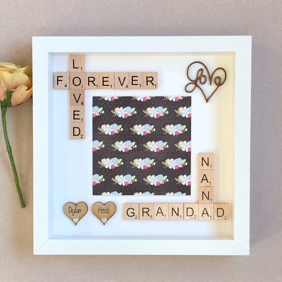 Grandpas Personalised Photo Frame Gift Grandma Nana Grandad