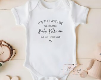 Baby Announcement Vest. Baby Announcement Gift. Funny Baby Announcement Vest. New Baby Vest. Baby Shower Gift