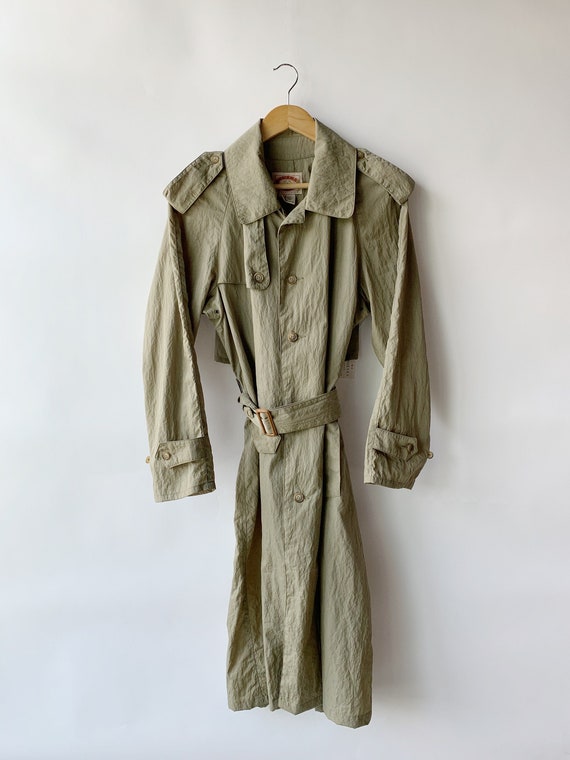 Vintage 80s Banana Republic Trench Coat size M / V