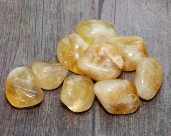 Citrine - Stone Crystal Gemstone Mineral Pagan Wicca Wiccan Magic Spell Ritual Real Genuine Natural