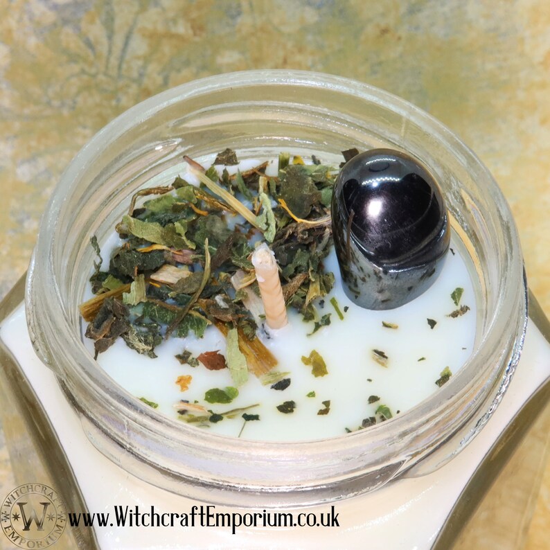 Protect & Purify Ritual Jar Candle Vegan Magic Pagan Wicca Etsy UK