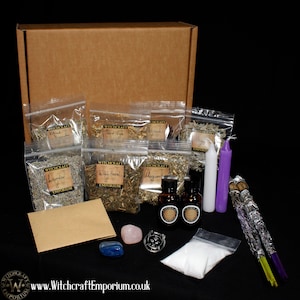 Häxig MYSTERY BOX Vegansk Organisk Örtmagi Hednisk Wicca Wiccan Spells Ritual Naturlig