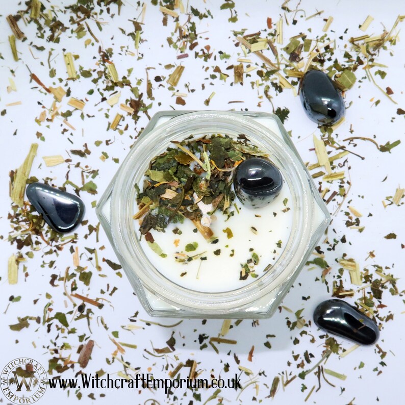 Protect & Purify Ritual Jar Candle Vegan Magic Pagan Wicca Etsy UK