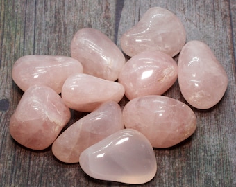 Quartz (Rose) - Stone Crystal Gemstone Mineral Pagan Wicca Wiccan Magic Spell Ritual Real Genuine Natural