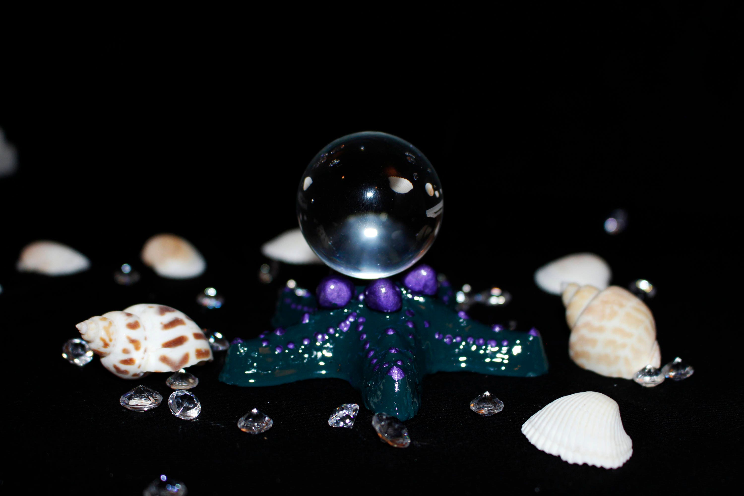 Seals Whale Crystall Ball Stand Crystal Ball NOT included!!!!!