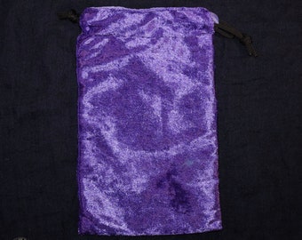 Vegan Velvet Purple Tarot Pouch Altar Cloth Divination Ritual Magic Magick Wicca Wiccan Supplies Pagan