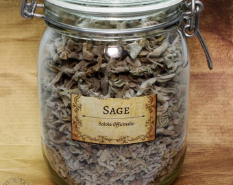 Sage - Herb Organic Natural Vegan Pagan Wicca Wiccan Spell Potion Ritual Magic Magick Energy Tea