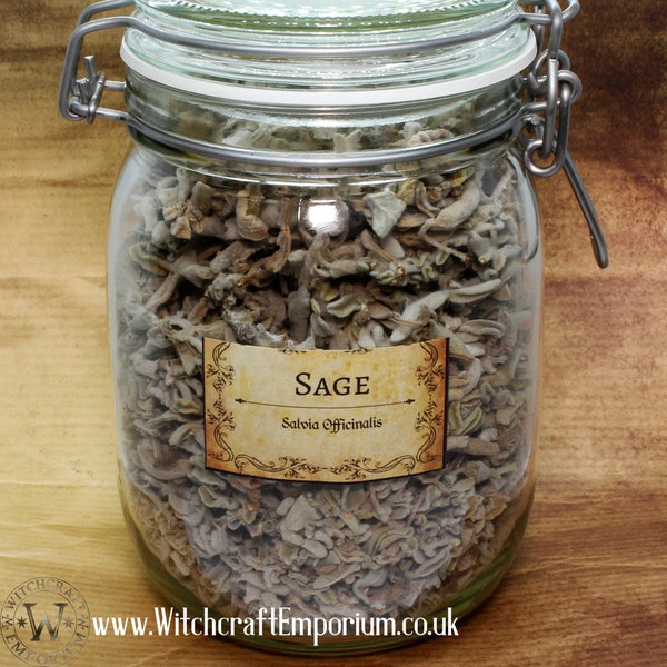 Sage - Herb Organic Natural Vegan Pagan Wicca Wiccan Spell Potion Ritual Magic Magick Energy Tea