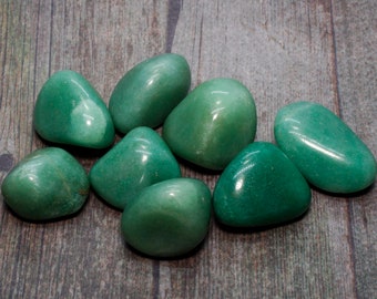 Aventurin (Grün) - Stein Kristall Edelstein Mineral Pagan Wicca Wicca Zauberspruch Ritual Echt Echt Natürlich