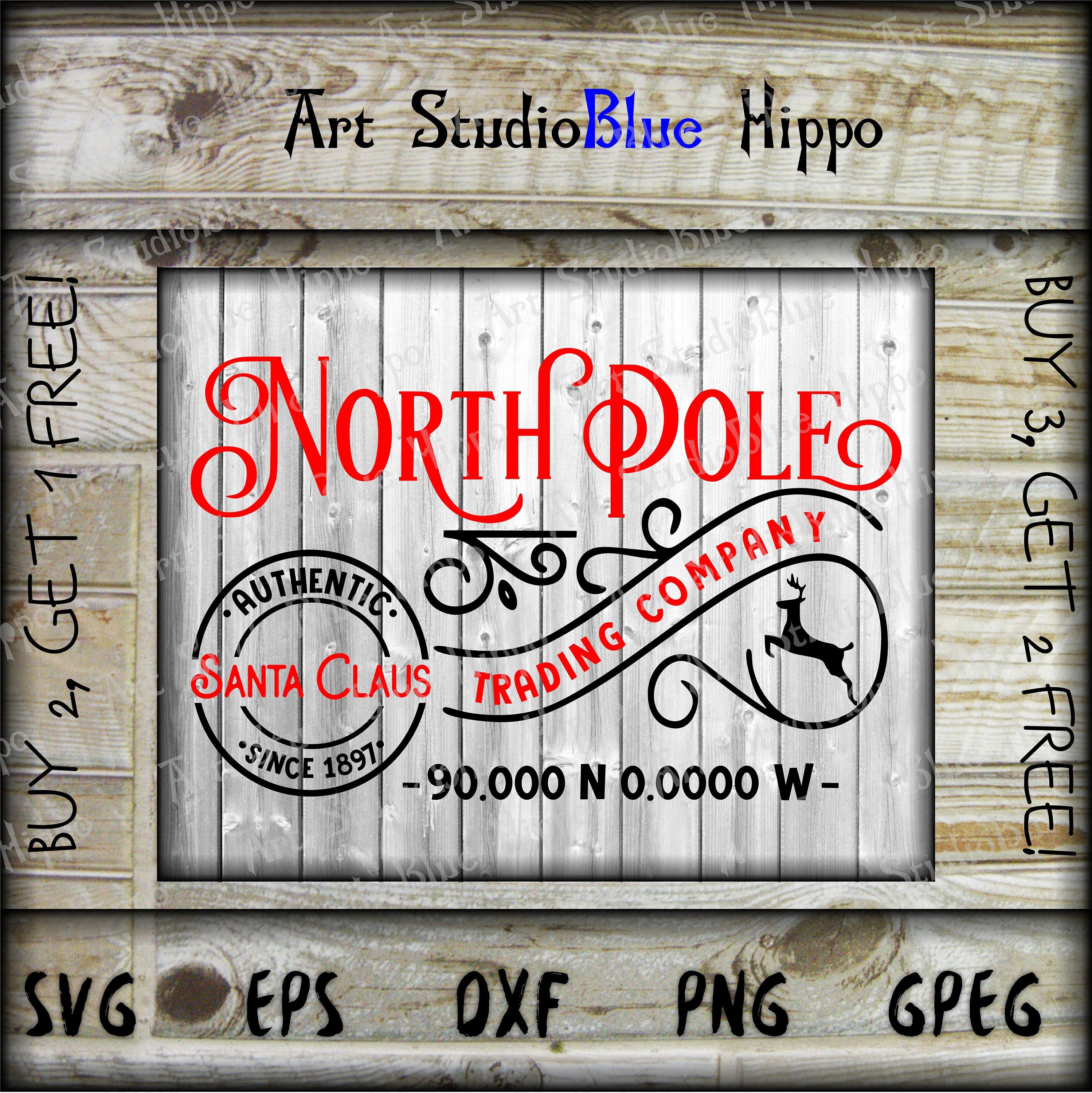 North Pole Svg dxf jpeg and png file...Instant Download Make Etsy