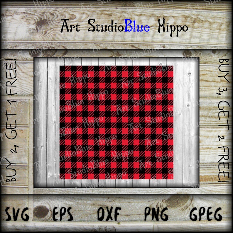 Buffalo Plaid Svg Buffalo Check Svg Buffalo Check Stencil Etsy