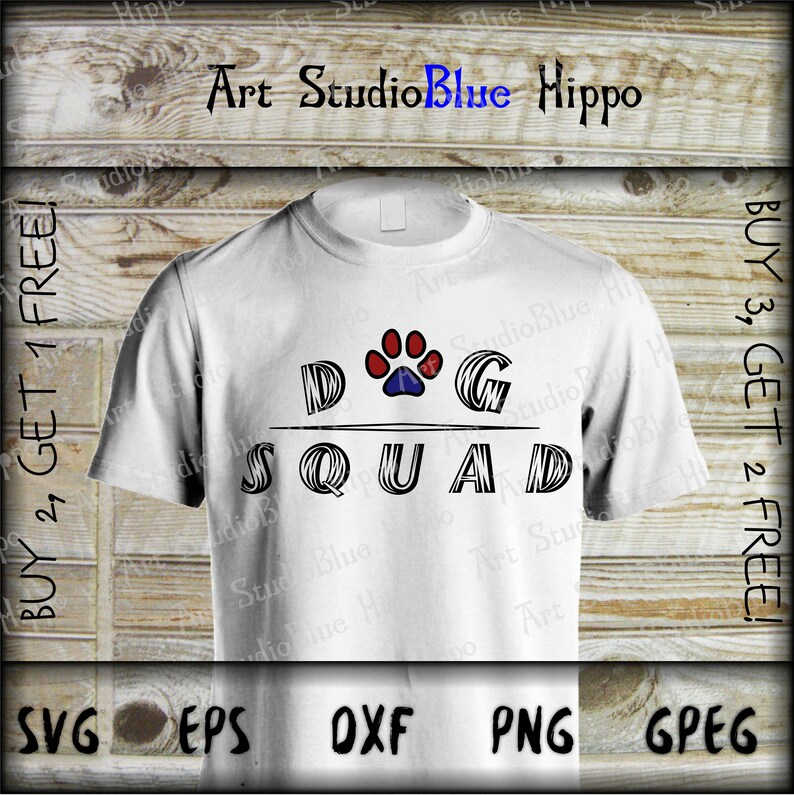 Download Squad Design Dog Design Animal Svg Paw Svg Dog Svg Digital Download Svg Png Pdf Eps 3D SVG Files Ideas | SVG, Paper Crafts, SVG File