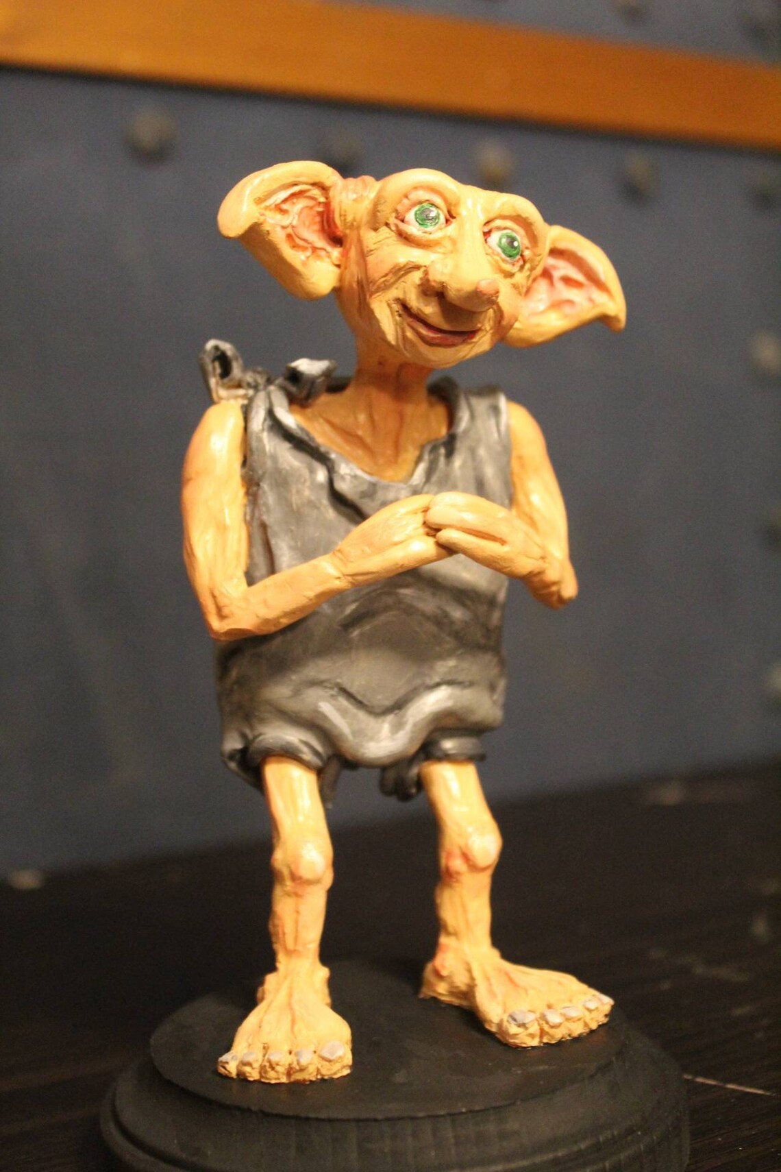 Dobby from polymer clay.Dobby is free. Harry Etsy