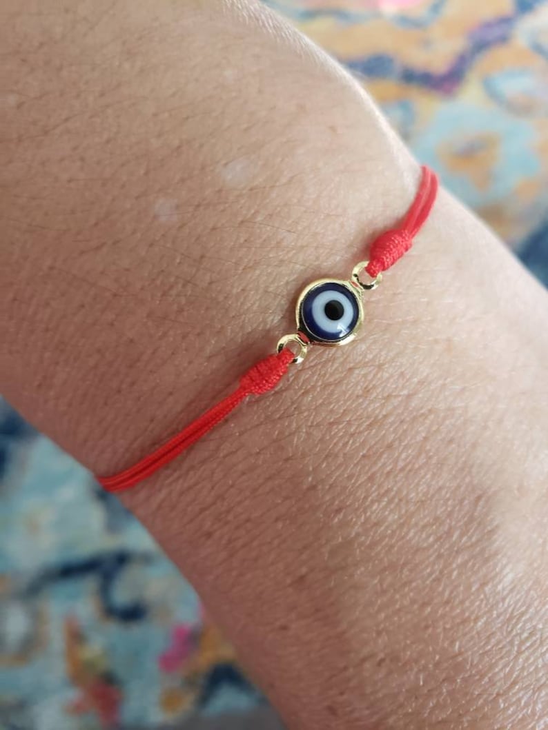 Evil Eye Bracelet Red String Bracelet Nazar Talisman Jewelry Lucky Eye