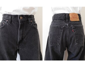 levis 550 black jeans