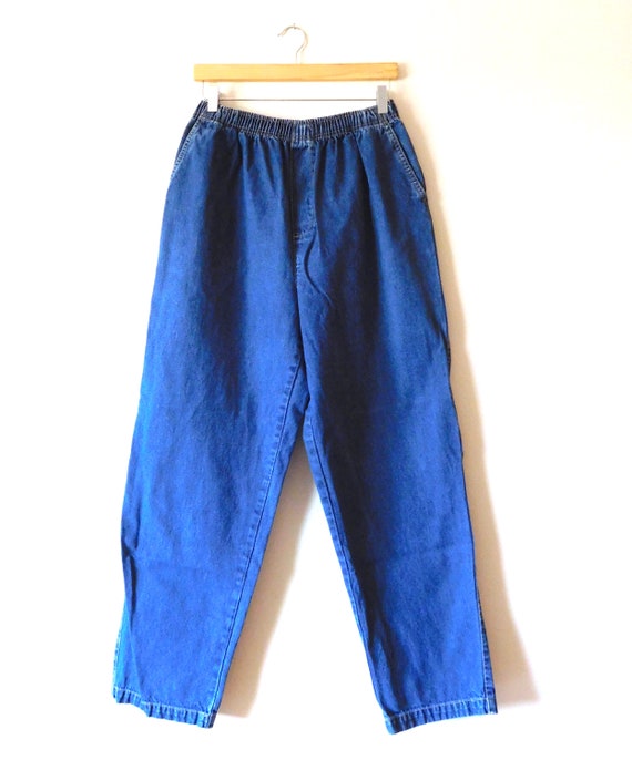 Waist 28 Cabin Creek Elastic Waistband Jeans Vintage 1990s 90s Etsy