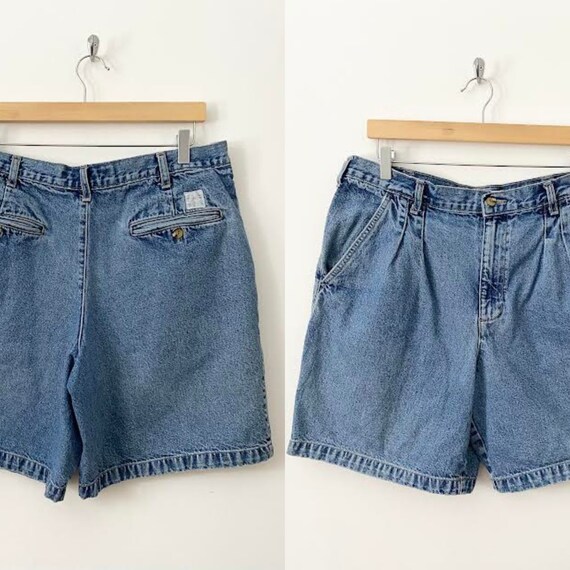 YUTHENTIC ♥ Vintage pleated stitch contrast shorts men's summer pleated shorts retro style - Temu