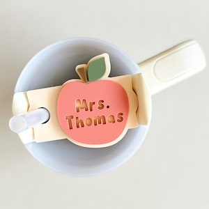 Apple Tumbler Name Tag Name Plate For Tumbler Name Tag For Stanley Cup Quencher H2.0