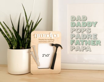 Father's Day Photo Magnet Photo Frame Magnet