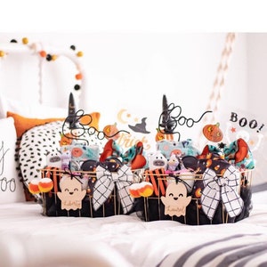 Ghost Tag Halloween Tags Name Tags Halloween Bucket Tags Custom Name Tags Halloween Decor Halloween Gifts Halloween Boo Basket image 4