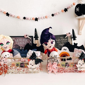Ghost Tag Halloween Tags Name Tags Halloween Bucket Tags Custom Name Tags Halloween Decor Halloween Gifts Halloween Boo Basket image 6