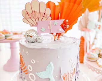 Number Flag Cake Topper | Cake Topper | First Birthday | Party Decor | Birthday Cake Topper
