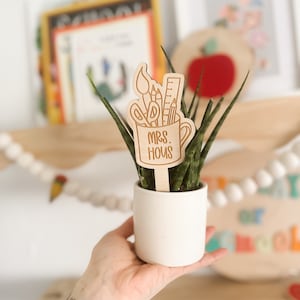 Teacher Plant Marker Teacher Gift Teacher Appreciation Gift image 2