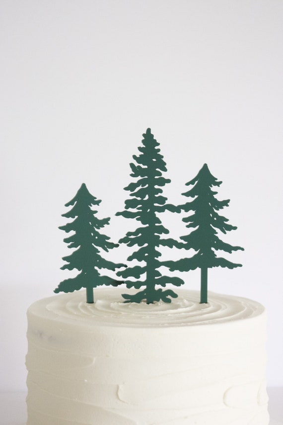 Tree Cake Topper Etsy
