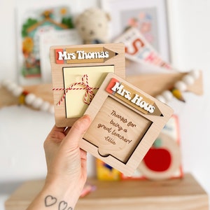 Teacher Sticky Note Holder Teacher Gift