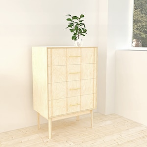Light Wood Dresser Etsy UK