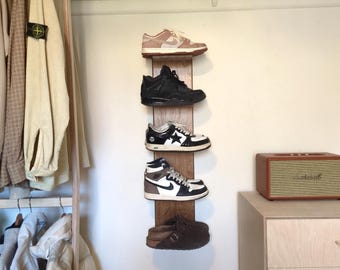 Schwimmendes Schuhregal - 6 Acryl-Schuhständer Für Die Wand, Sneaker Display