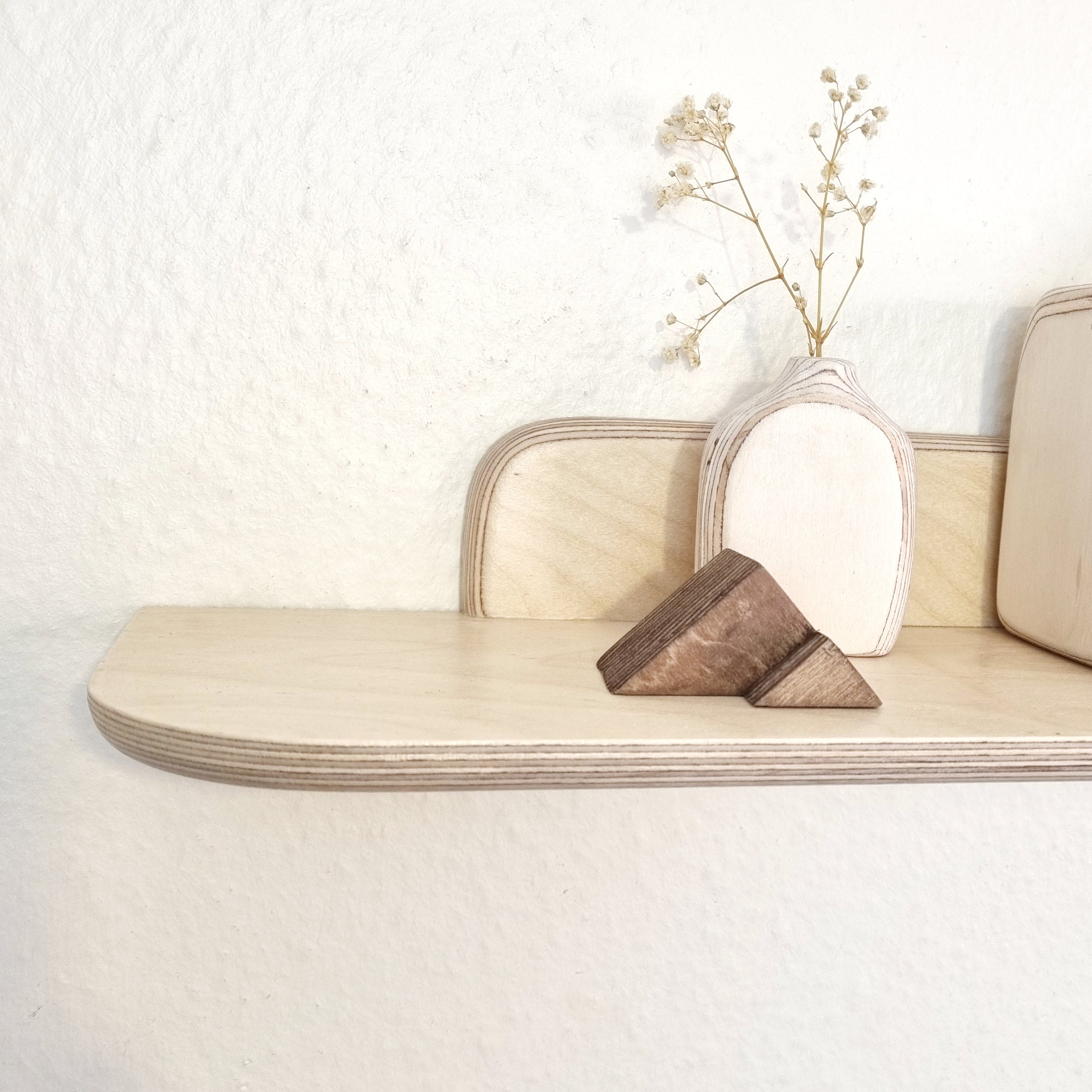 Birch Plywood Floating Shelf Simple Design Single Wooden Etsy UK
