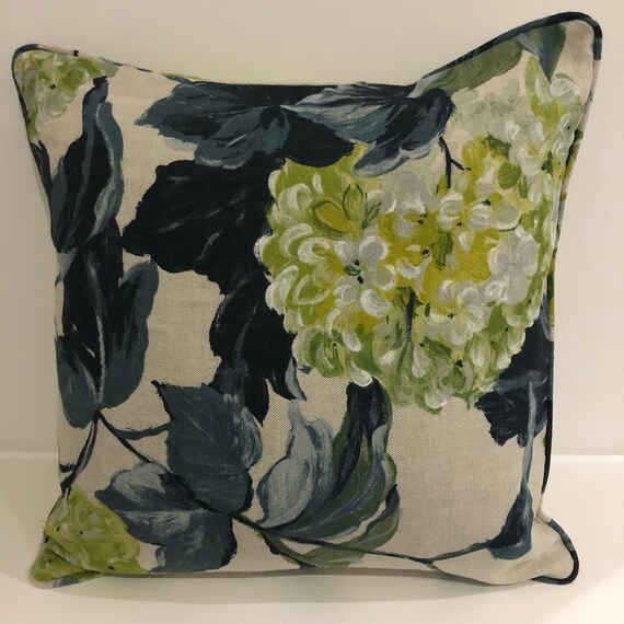 Designers Guild Floral Fabric Front And Reverse 18x18in Etsy etsy