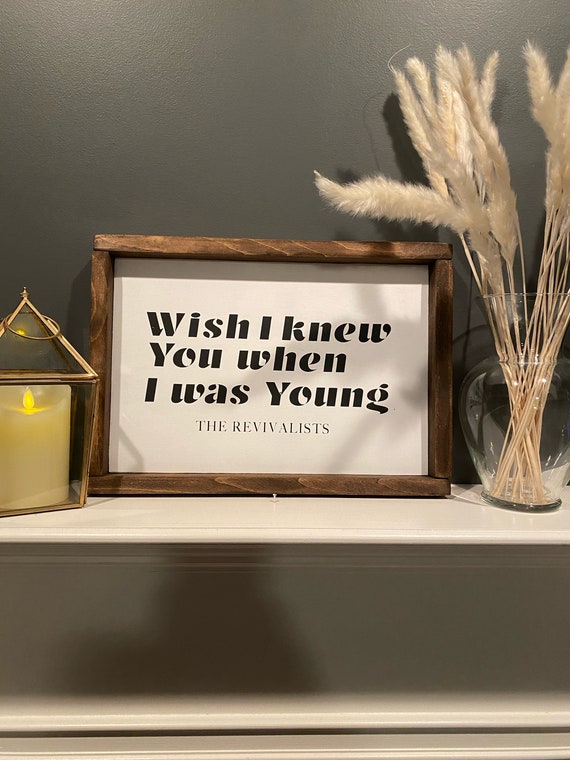 The Revivalists Lyrics Wood Sign Etsy