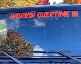 Car Decal - Custom Vehicle Letters Sticker - Personalized Text - Truck, Windshield, Window, Bumper, Tailgate, Fenders