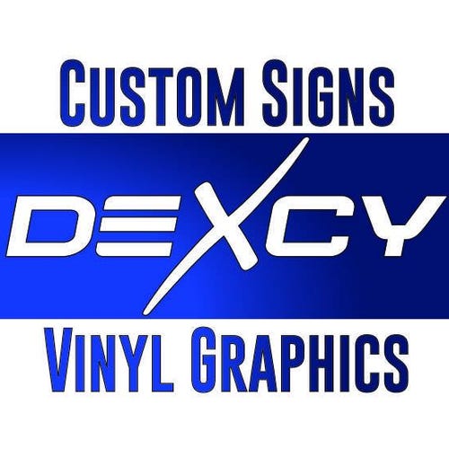 Dexcy Custom Vinyl Decal – Personalized Lettering For Car, Window, Wall – Any Color, Any Font