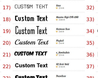 Personalized Decals Custom Vinyl Text Stickers Lettering for Cars, Windows, Walls, Trucks, Boats, Signs