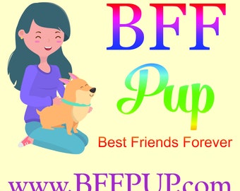 BFFpup.com domain name for sale Best Friends Forever Puppy . business name idea brand website address