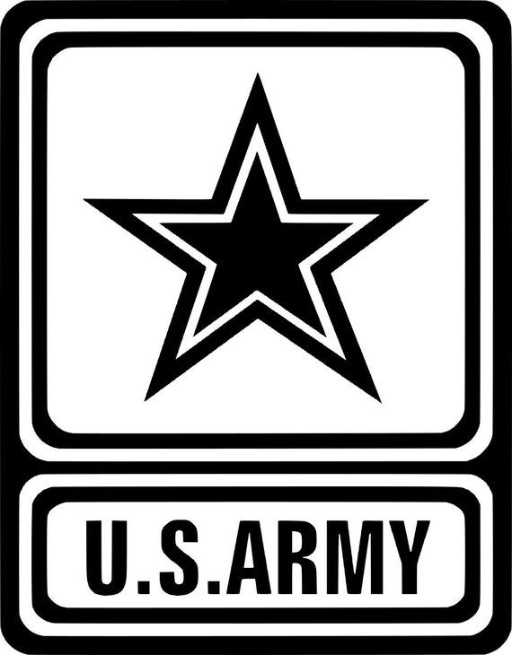 UNITED STATES Decal US Army Military Logo Decal Sticker Custom - Etsy