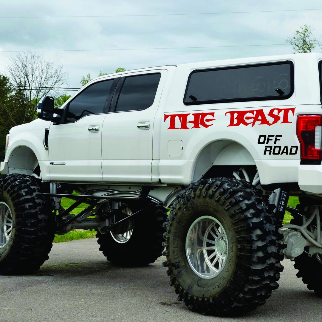 Custom Truck Decals – Personalized Vinyl Stickers: Lifted & Off-road ...