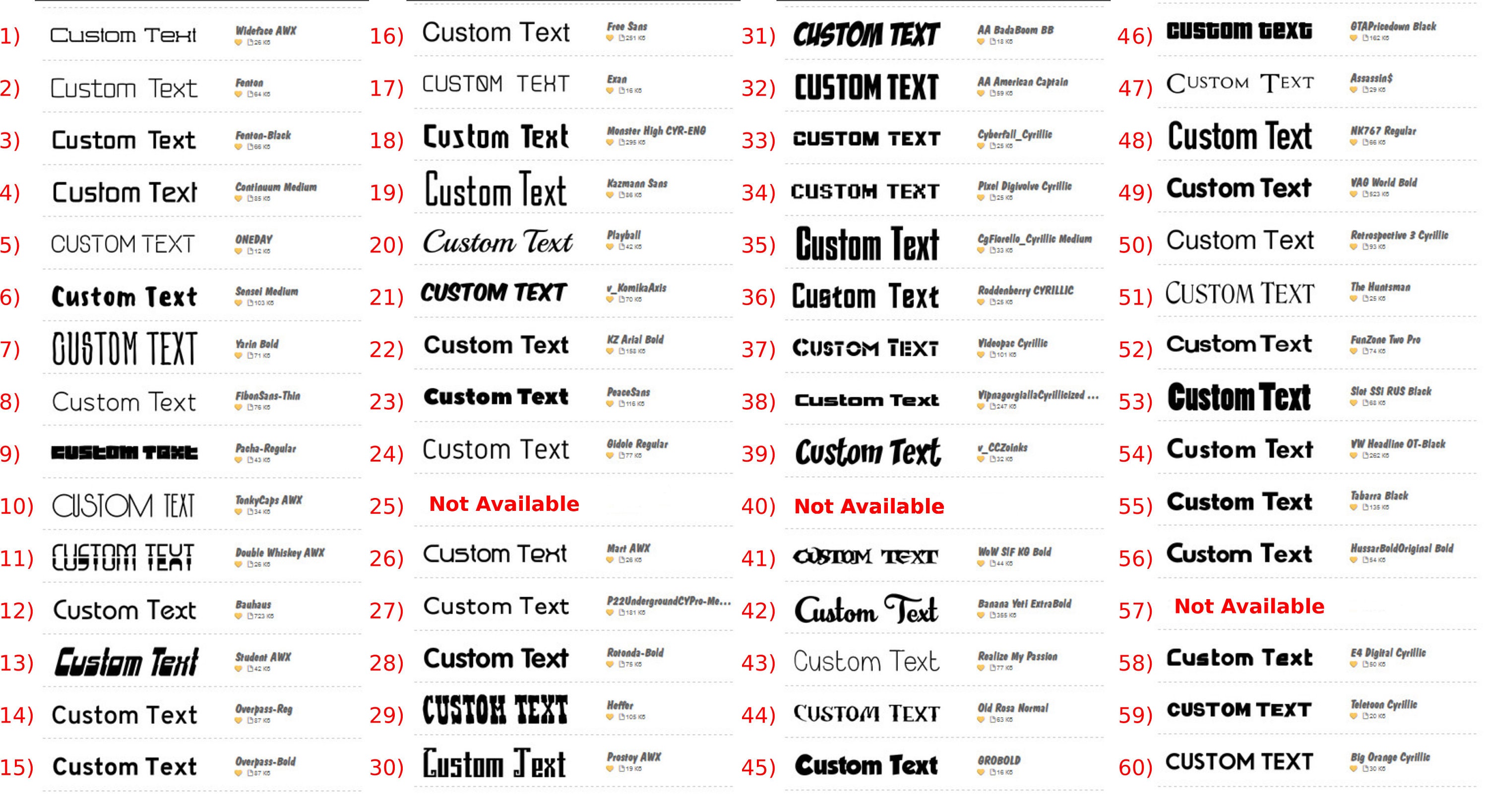 Custom Decals, Vinyl Lettering & Text Stickers - Car, Truck, Boat ...