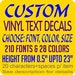 Custom Vinyl Decals - Custom Vinyl Lettering Outdoor Indoor Vinyl Decals Home Wall Car Truck Boat Sign Business Windows Doors Wall Stickers 