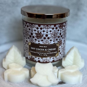 Hot Cocoa & Cream Wax Melts, Bath and Body Works Wax Melts, Home Fragrances, Gourmand Wax Melts