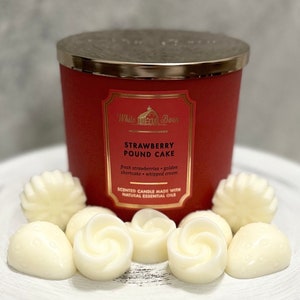 Strawberry Pound Cake Wax Melts, Bath and Body Works Wax Melts, Gourmand Home Fragrance, College Dorm Gifts, Gifts for Home