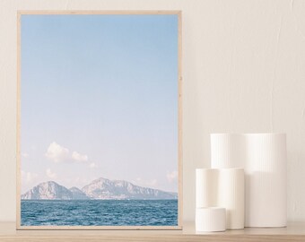 Vue sur la montagne sur la côte amalfitaine