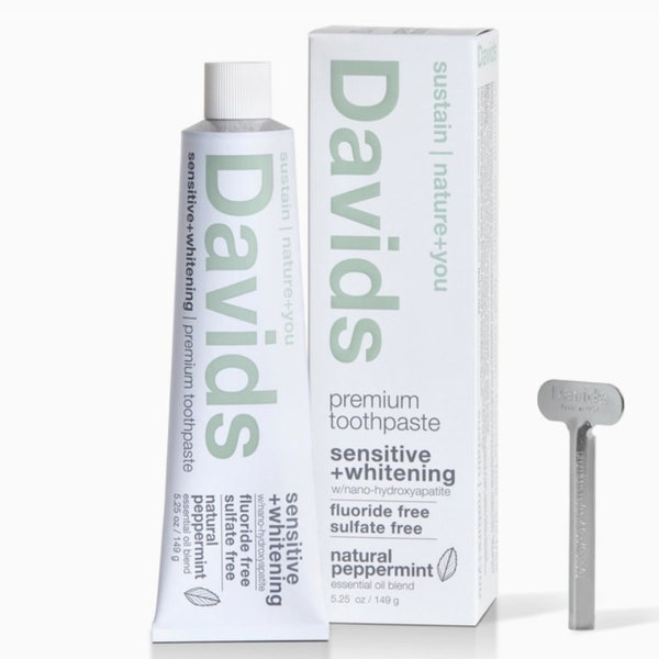 Davids Premium Toothpaste w/nano-hydroxyapatite   5.25oz Tube