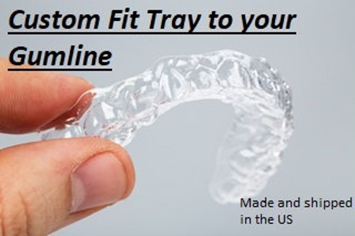 Custom teeth trays from your own impressions for Whitening Etsy