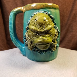Creature from the Black Lagoon 13 oz 3D Ceramic Coffee Mug with FREE Domestic Shipping